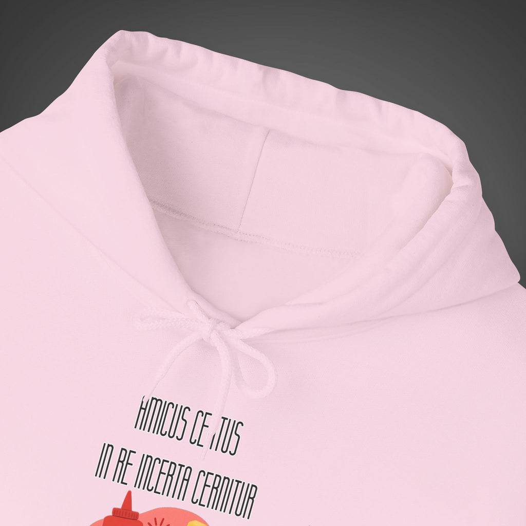 Women's "Amicus certus in re incerta cernitur - "A true friend is known in time of need" Hoodie