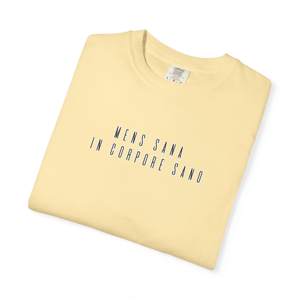 Women's "Mens sana in corpore sano" - "A healthy mind in a healthy body" T-Shirt