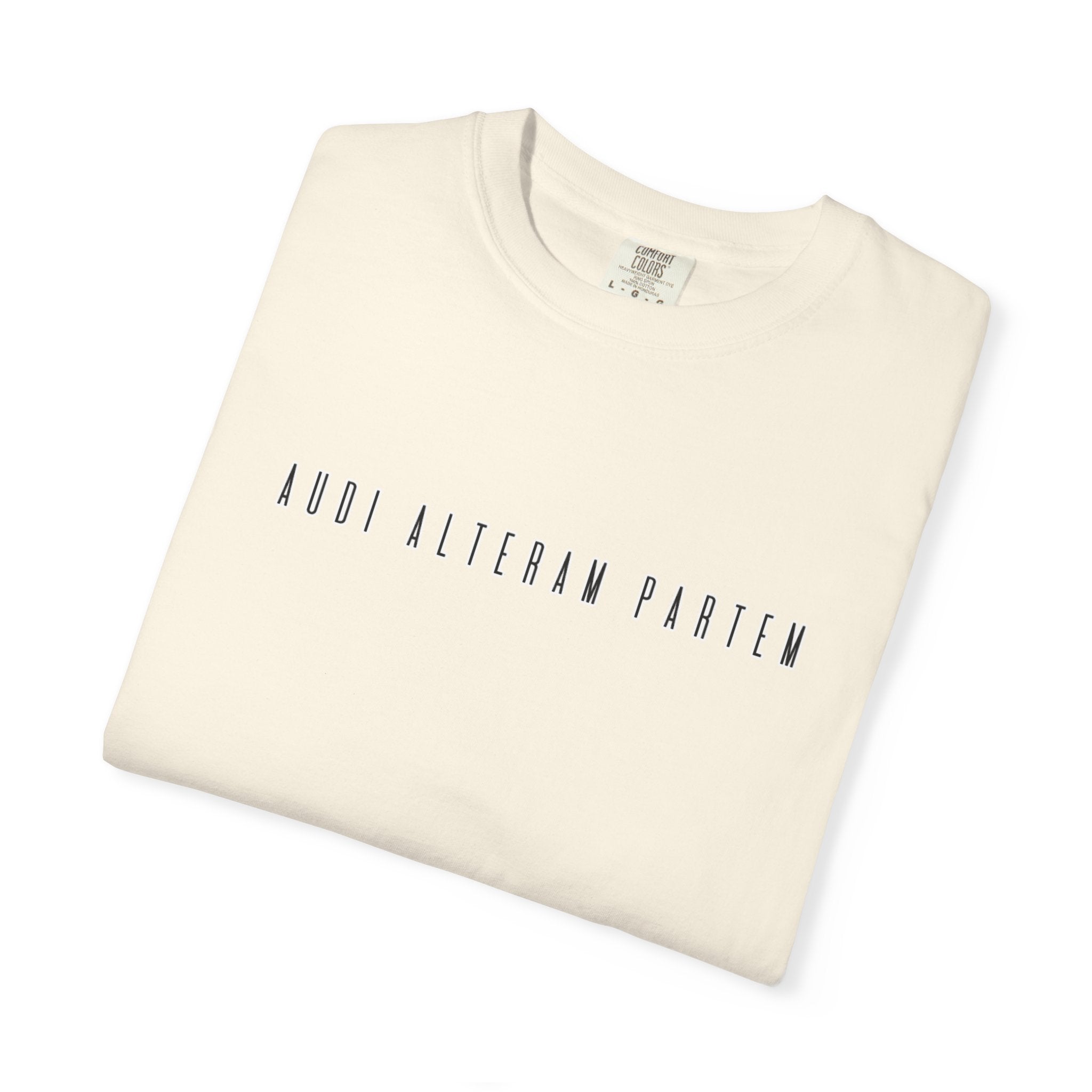 Women's "Audi alteram partem" - "Hear the other side" T-shirt