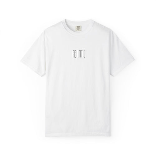 Men's "Ab initio deficit, ab initio vincit" -“From the beginning it fails, from the beginning it triumphs.”  T-shirt