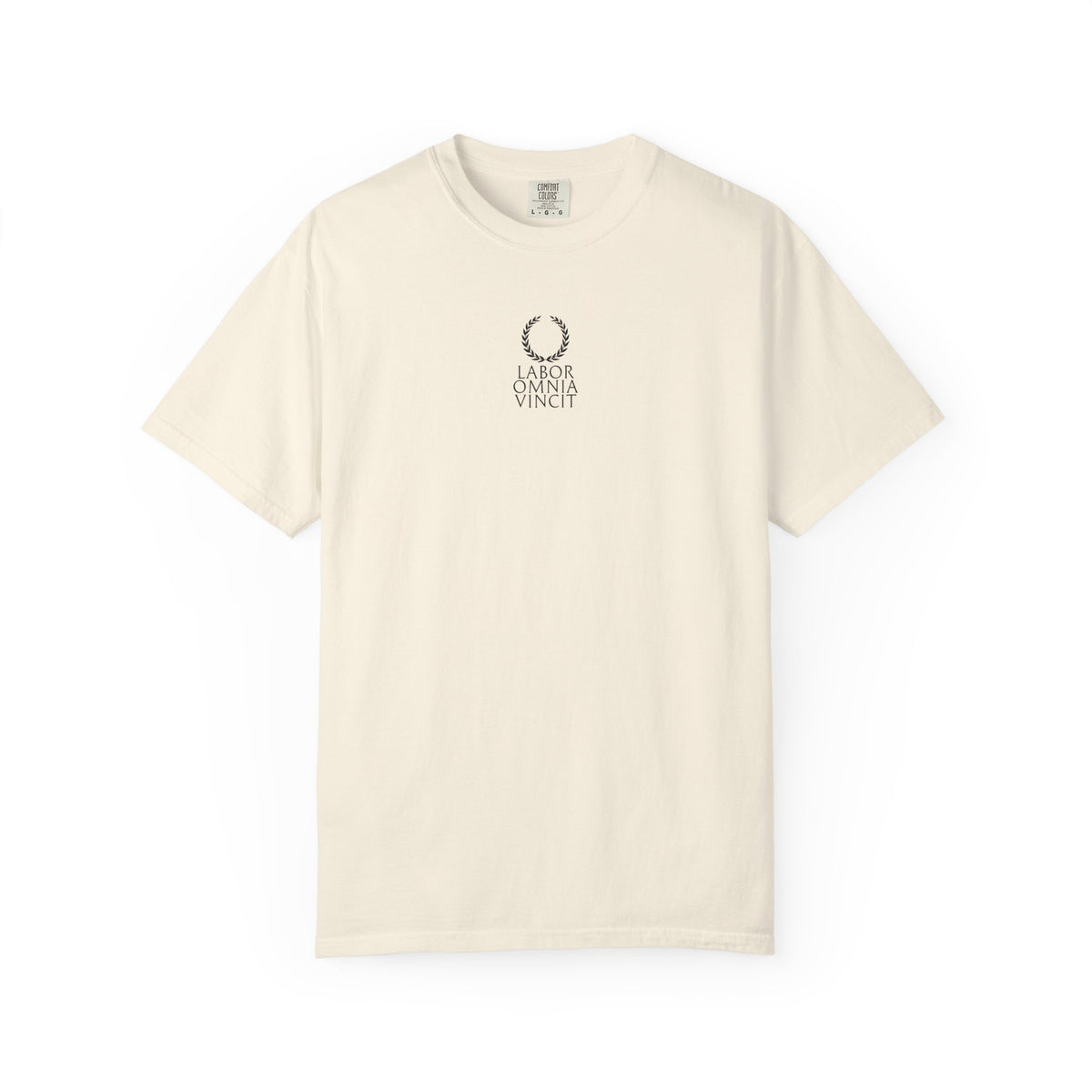 Women 's "Labor Omnia Vincit " - "Work conquers all" T-shirt
