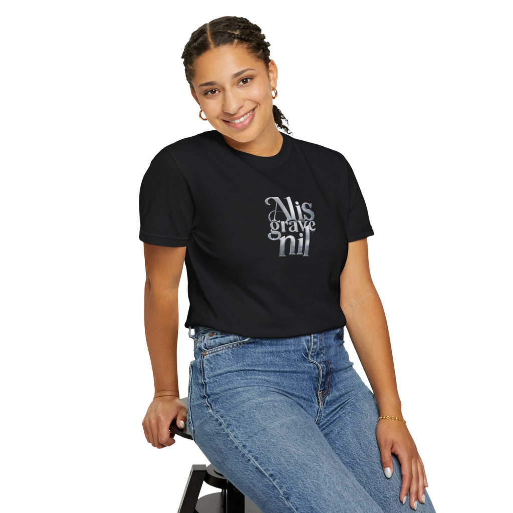Women's "Alis grave nil" - "Nothing is heavy to those who have wings" T-Shirt