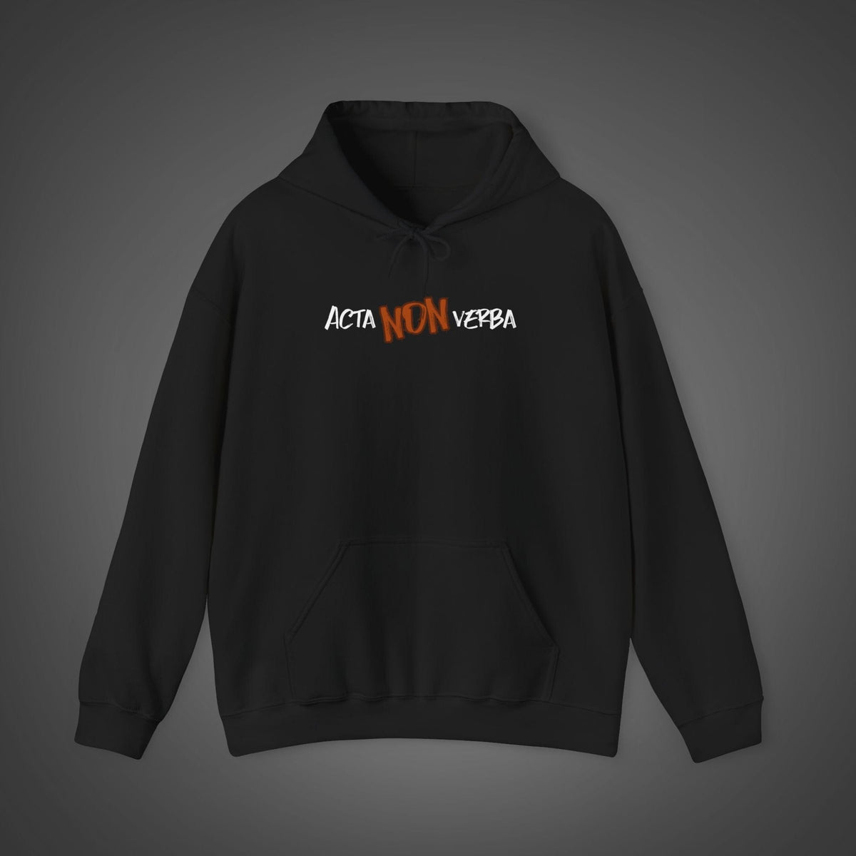 Men's "Acta non verba" - "Deeds, not words"  Hoodie