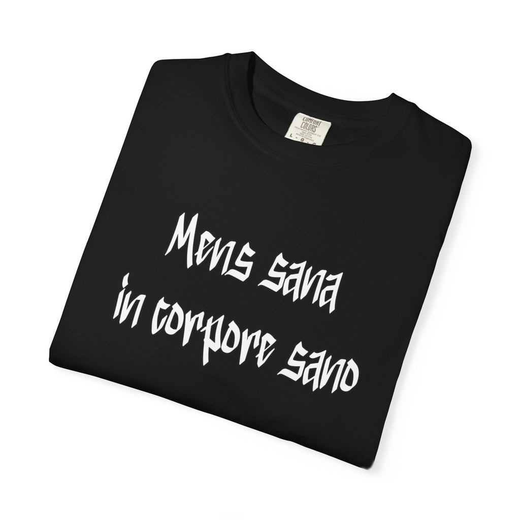 Men's "Mens sana in corpore sano" - "A healthy mind in a healthy body" T-shirt