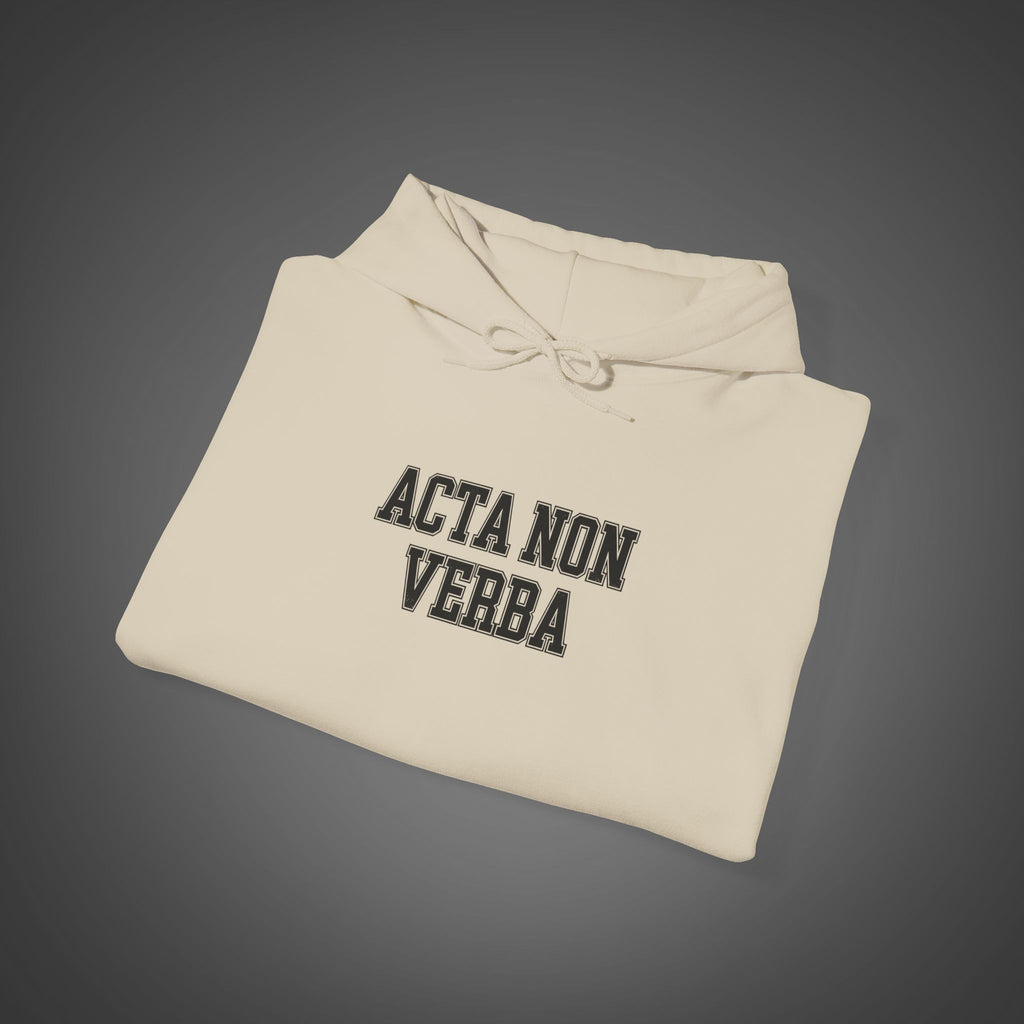 Women's "Acta non verba" - "Deeds, not words"  Hoodie