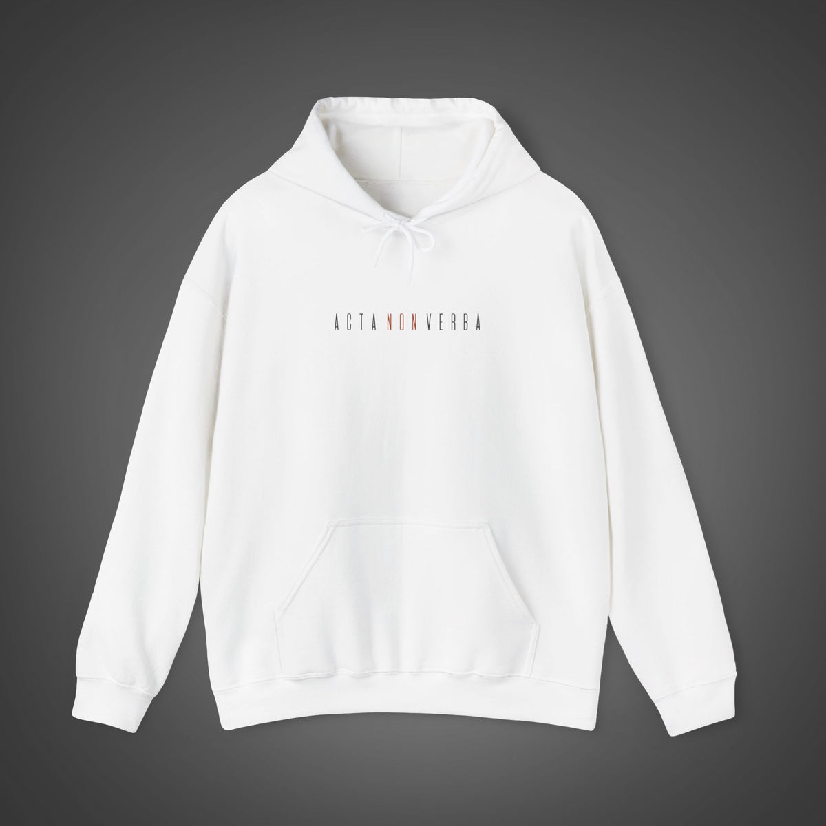 Women's "Acta non verba" - "Deeds, not words"  Hoodie