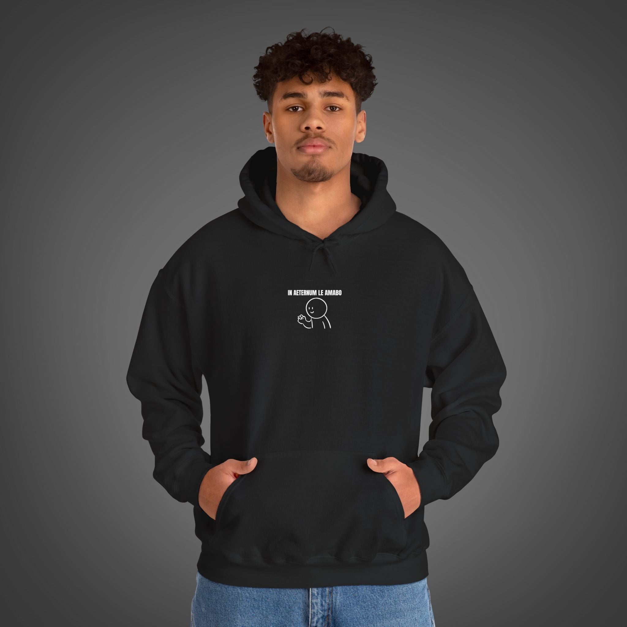 Men' s "In aeternum le amabo" - "I will love you forever" Hoodie