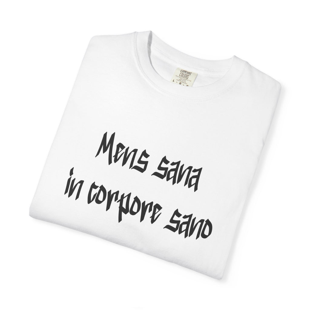 Men's "Mens sana in corpore sano" - "A healthy mind in a healthy body" T-shirt