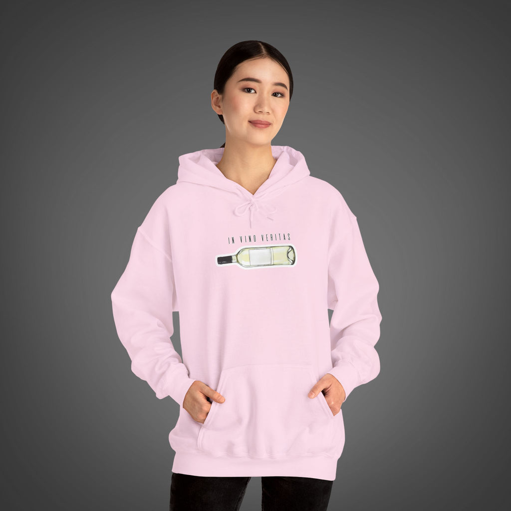 Women's "In vino veritas" - "In wine, truth" (Wine Bottle) Hoodie