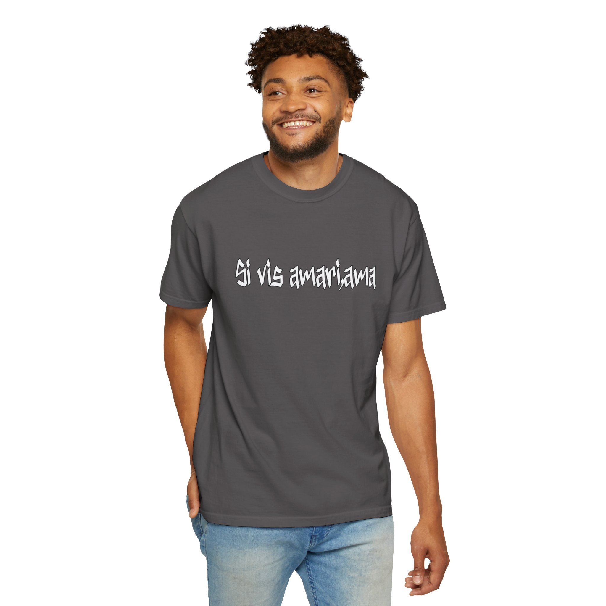 Men's "Si vis amari, ama" - "If you want to be loved, love" T-shirt