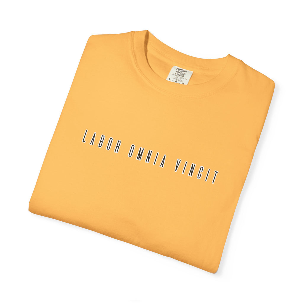 Women's T-Shirt "Labor omnia vincit" - "Work conquers all"