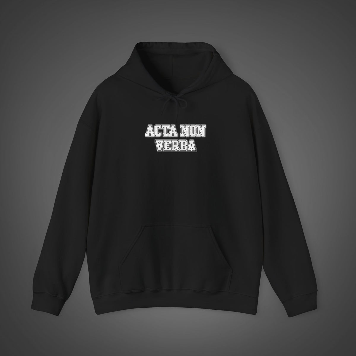 Women's "Acta non verba" - "Deeds, not words"  Hoodie