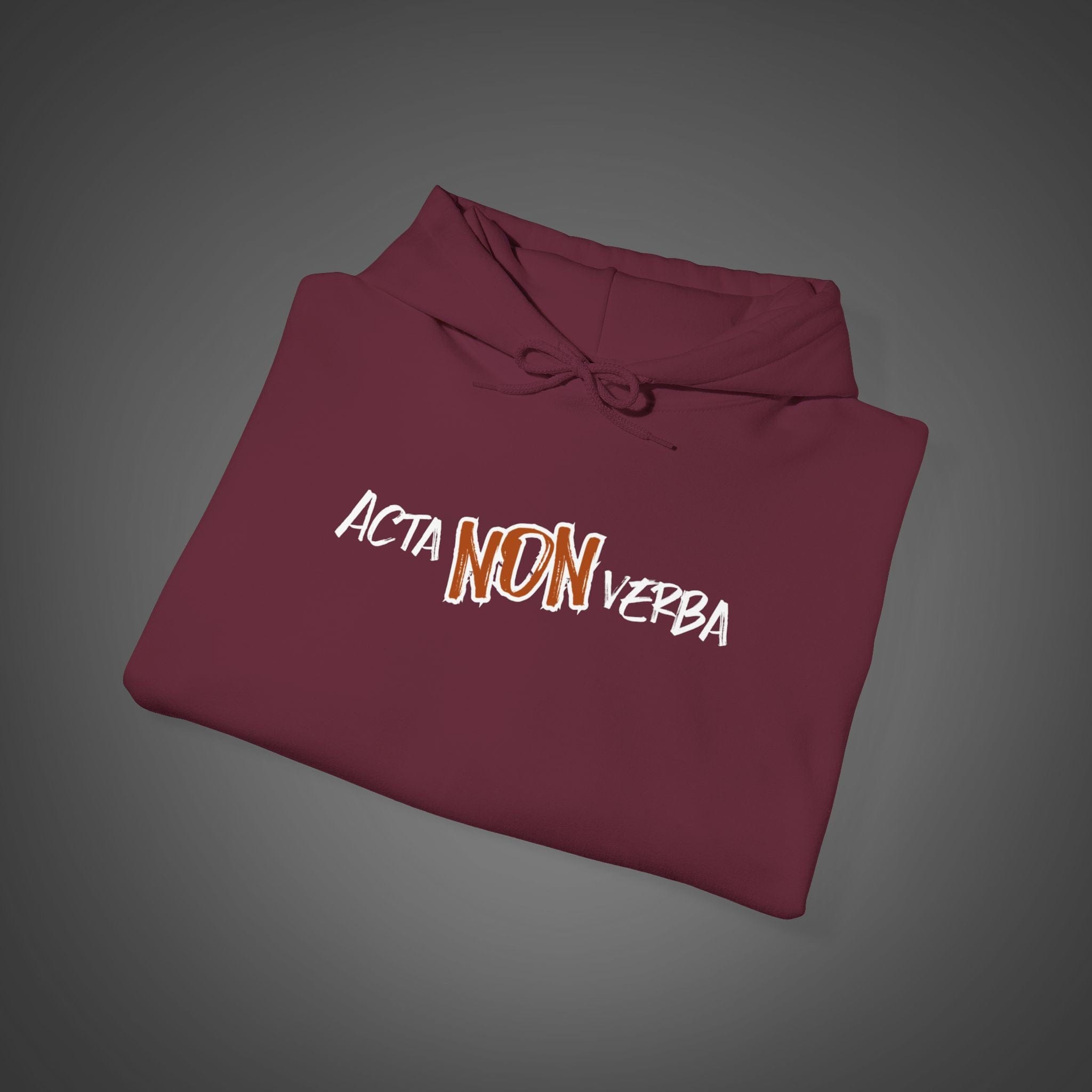 Men's "Acta non verba" - "Deeds, not words"  Hoodie