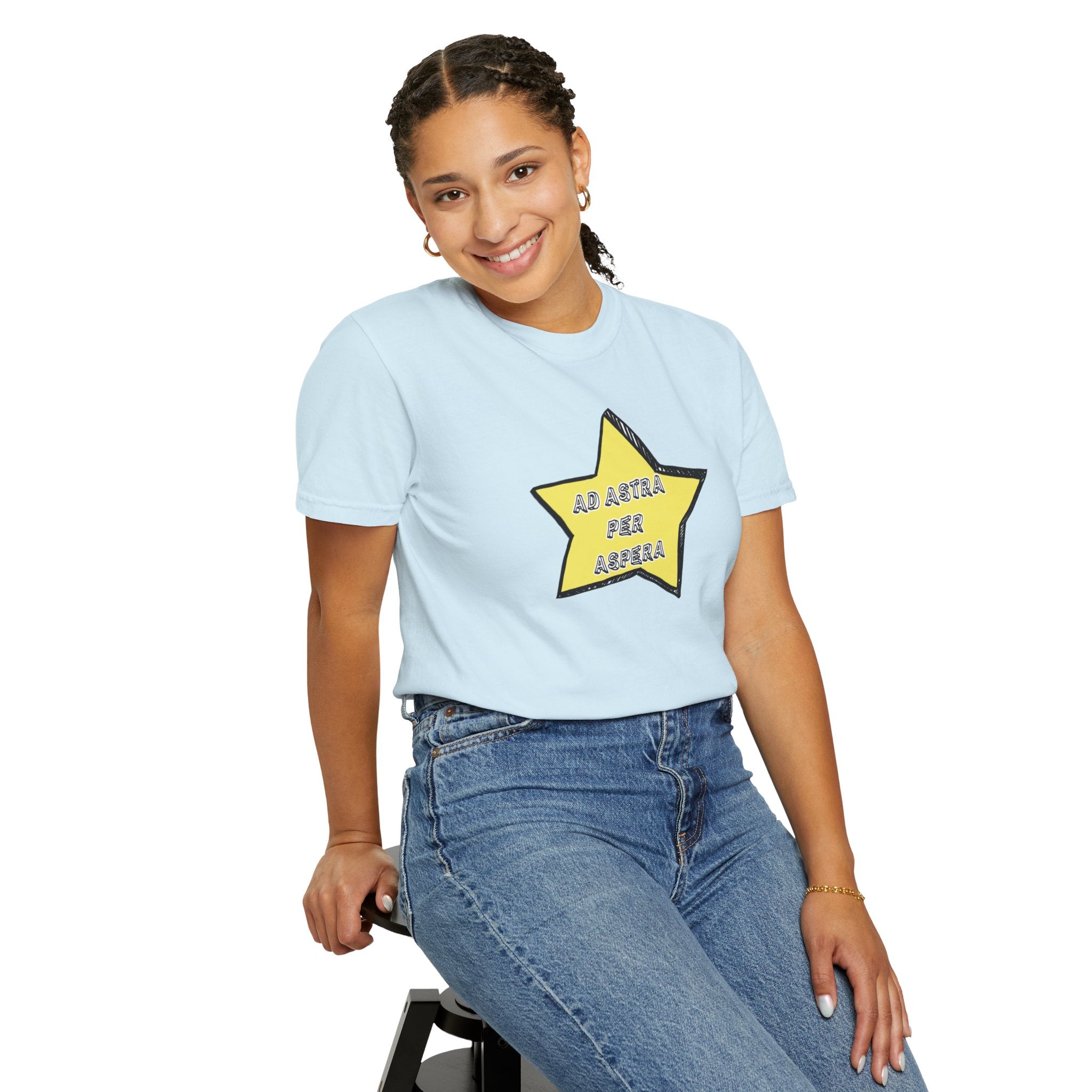 Women's "Ad astra per aspera" - "To the stars through difficulties" T-Shirt