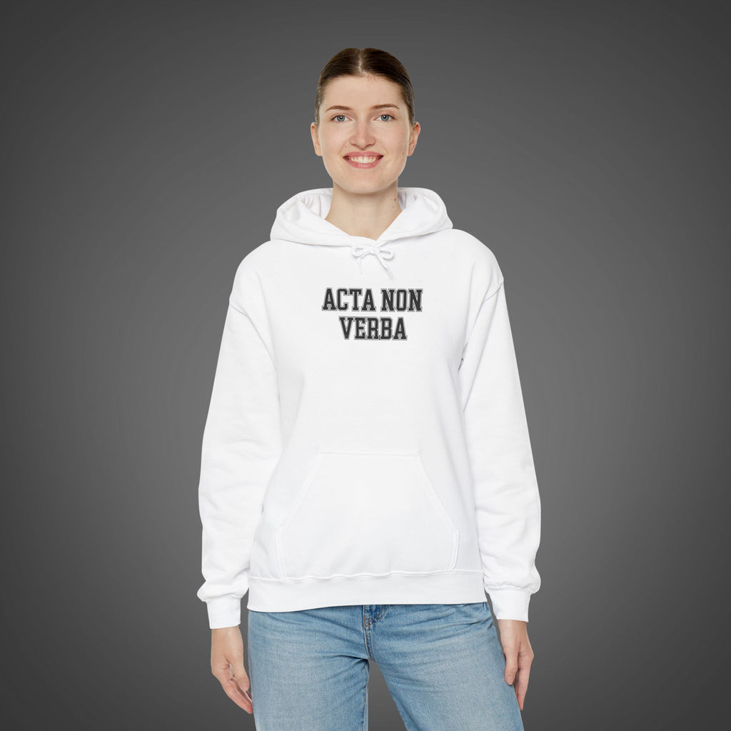 Women's "Acta non verba" - "Deeds, not words"  Hoodie