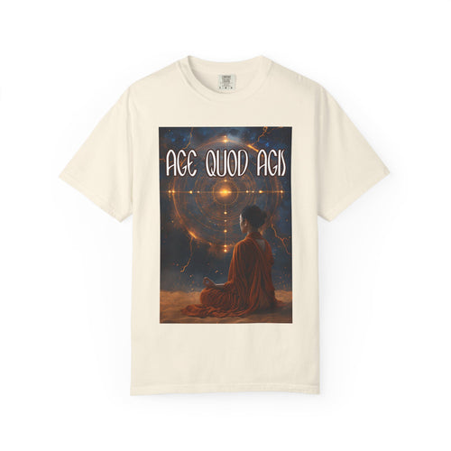 Women's "Age quod agis" - " Do what you are doing"(be present) T-shirt
